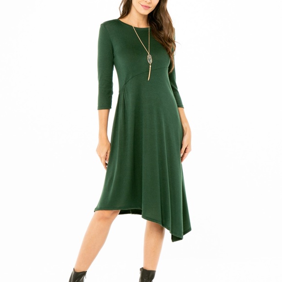 CLEARANCE🎉🎊 NWT Asymmetrical Dress MADE IN USA - Picture 7 of 7